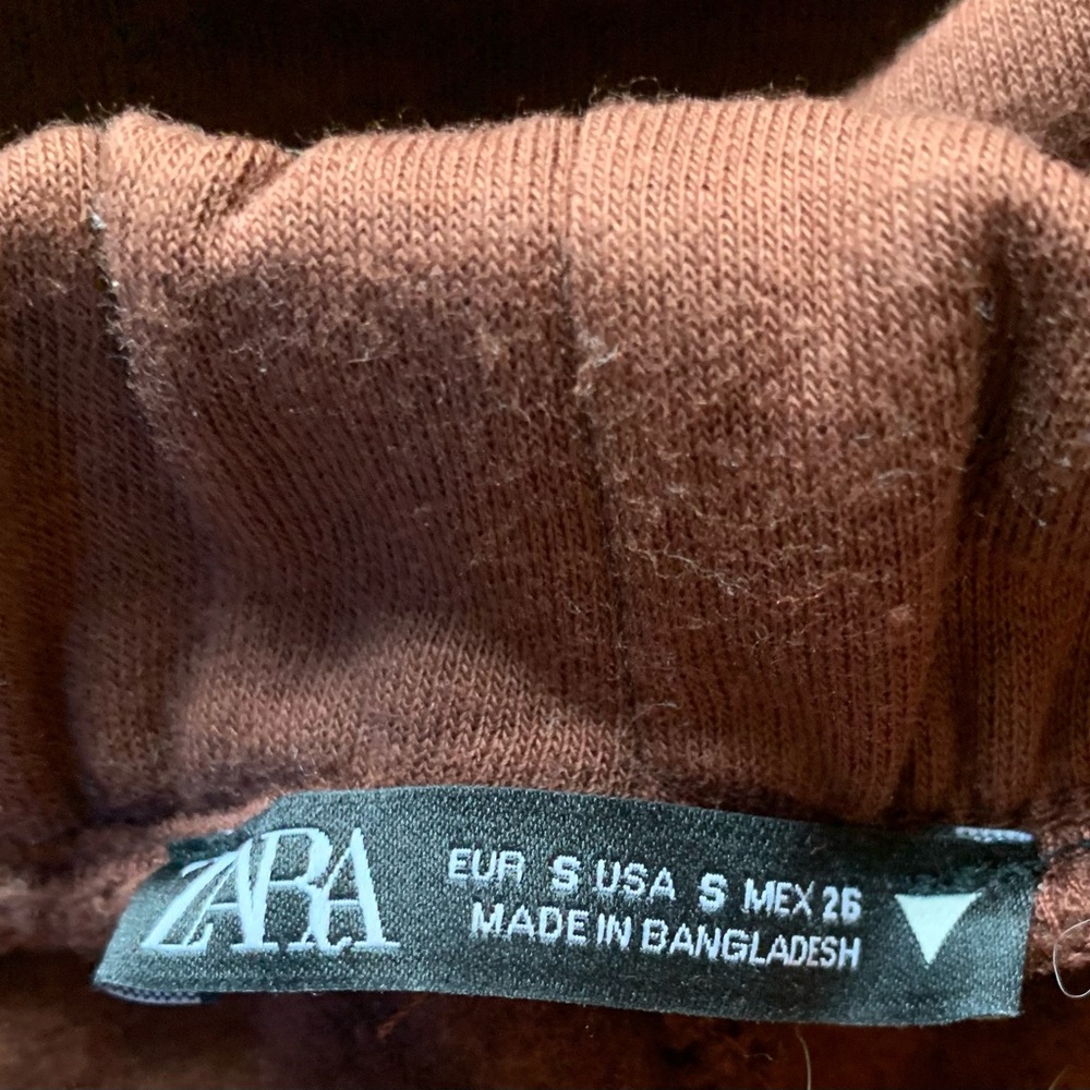 Zara Sweatpants Brown - Picture 4 of 4